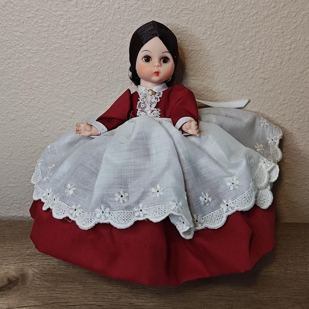 Vintage Madame Alexander-kins Marme Doll Lace Apron USA 8in‎ Collectible Figure